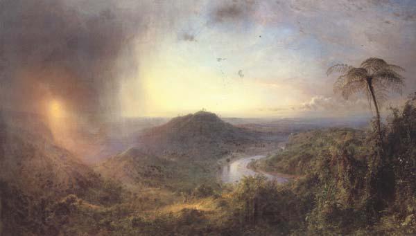 Frederic E.Church The Vale of St.Thomas,Jamaica Norge oil painting art